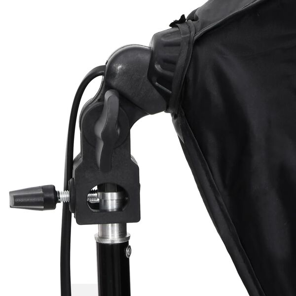 vidaXL Κιτ Φωτισμού Φωτογραφικού Στούντιο με Softbox και Φόντο