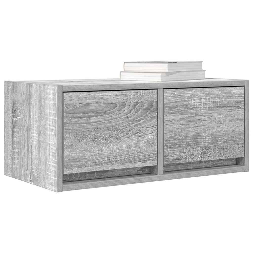 vidaXL Έπιπλο Τηλεόρασης Γκρι Sonoma 60x31x25,5 εκ. Επεξεργασμένο Ξύλο