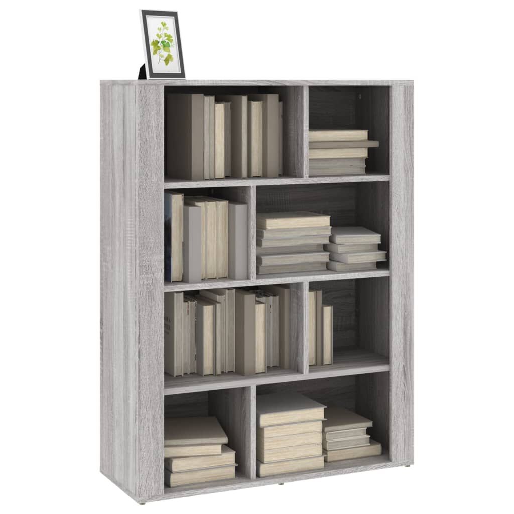 vidaXL Ντουλάπι Γκρι Sonoma 80x30x106 εκ. από Επεξεργασμένο Ξύλο