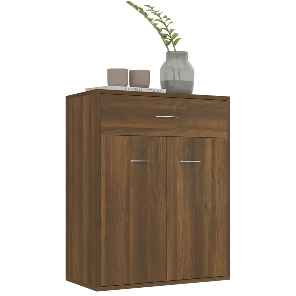 vidaXL Μπουφές Καφέ Δρυς 60x30x75 εκ. από Επεξεργασμένο Ξύλο