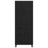 vidaXL Highboard &mu;&epsilon; &sigma;&upsilon;&rho;&tau;ά&rho;&iota; 2 pcs &Mu;&alpha;ύ&rho;&eta; &Omicron;&xi;&upsilon;ά 69,5 x 34 x 180 &epsilon;&kappa;.