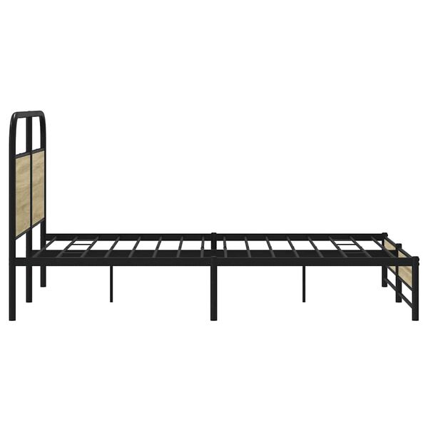 vidaXL Πλαίσιο Κρεβατιού Χωρ. Στρώμα Sonoma Δρυς 120x200εκ. Επ. Ξύλο
