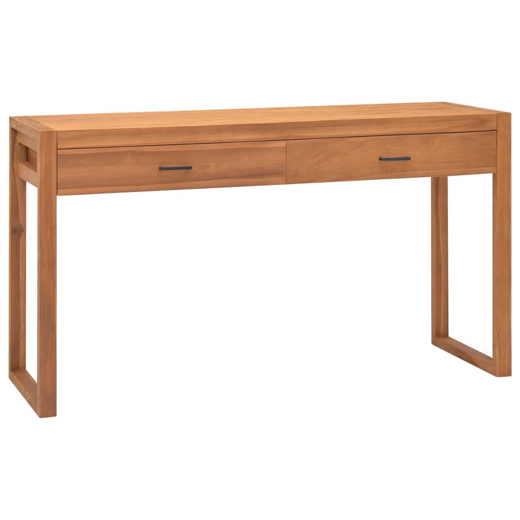 vidaXL Γραφείο με 2 Συρτάρια 120 x 40 x 75 εκ. από Μασίφ Ξύλο Teak