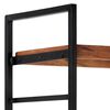 vidaXL Βιβλιοθήκη με 4 Επίπεδα 124 x 30 x 180 εκ. Μασίφ Ξύλο Ακακίας