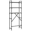 vidaXL Ραφιέρα Πλυντηρίου Γκρι Sonoma 67x25x163 εκ. από Επεξεργ. Ξύλο