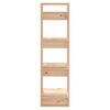 vidaXL Βιβλιοθήκη/Διαχωριστικό Χώρου 41x35x125 εκ. Μασίφ Ξύλο Πεύκου