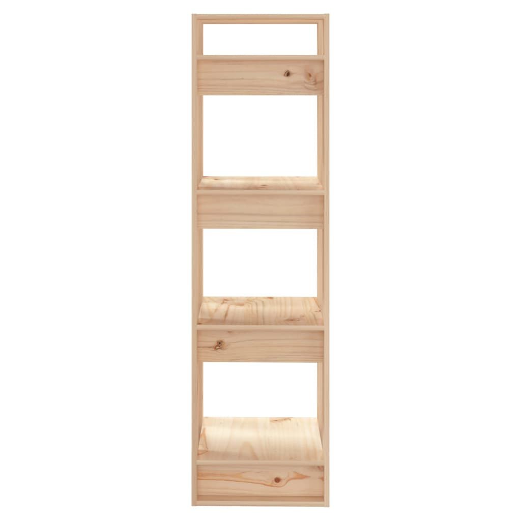 vidaXL Βιβλιοθήκη/Διαχωριστικό Χώρου 41x35x125 εκ. Μασίφ Ξύλο Πεύκου