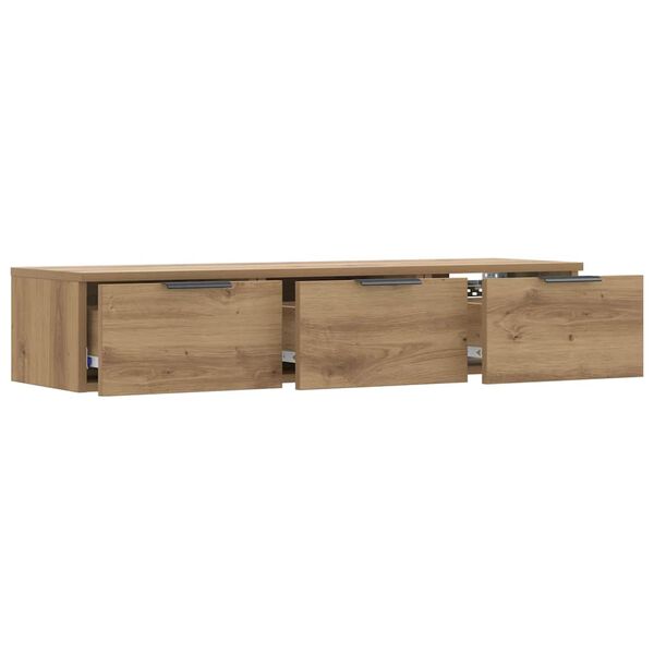 vidaXL Ντουλάπι τοίχου Artisan Oak 102x30x20 cm Κατασκευασμένο ξύλο