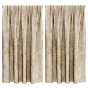 vidaXL &Beta;&epsilon;&lambda;&omicron;ύ&delta;&iota;&nu;&epsilon;&sigmaf; &Kappa;&omicron;&upsilon;&rho;&tau;ί&nu;&epsilon;&sigmaf; 2 &tau;&mu;&chi;. &Kappa;&rho;&epsilon;&mu; 140 x 140 cm &Beta;&epsilon;&lambda;&omicron;ύ&delta;&omicron;