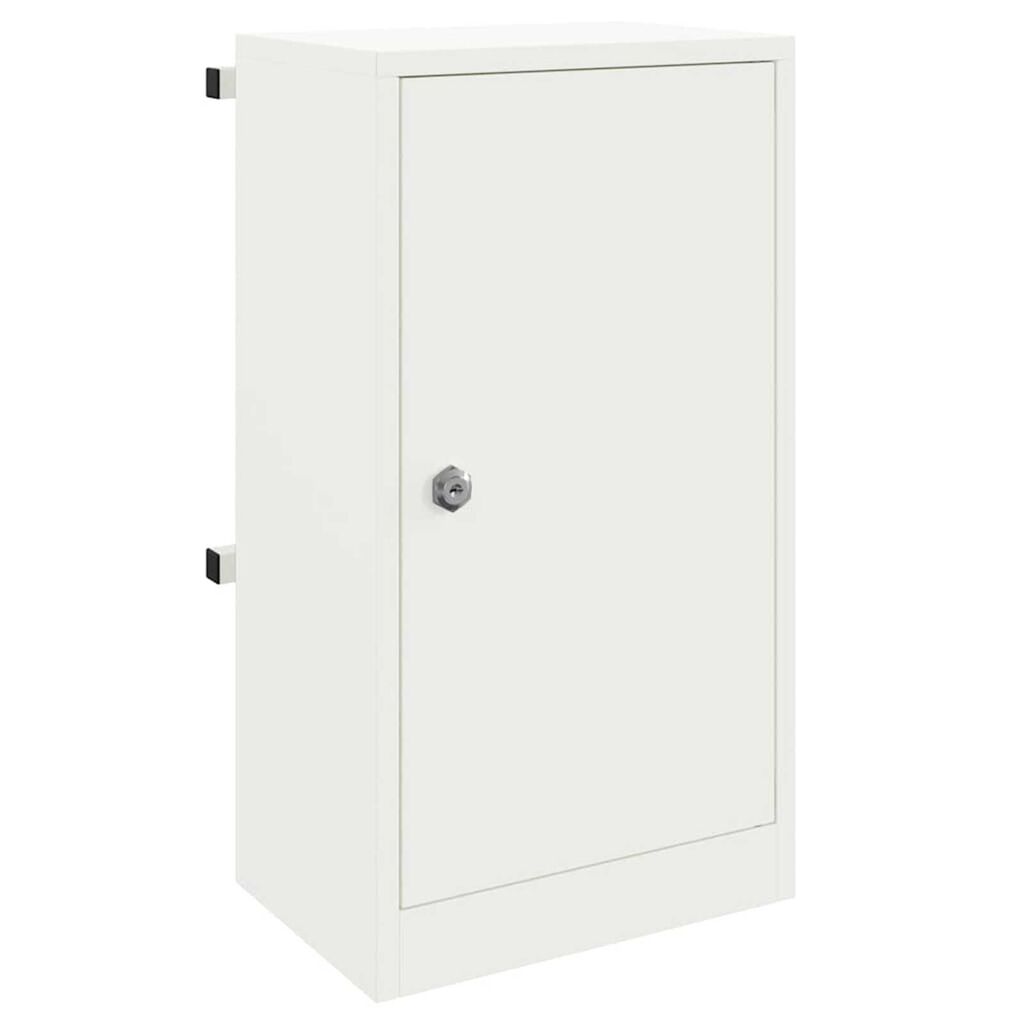 vidaXL γραμματοκιβώτιο Λευκό 30 x 23 x 55 εκ. Ατσάλι
