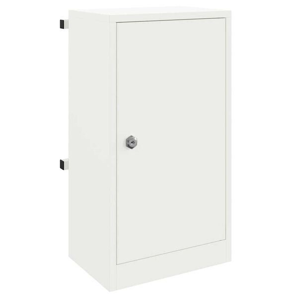 vidaXL γραμματοκιβώτιο Λευκό 30 x 23 x 55 εκ. Ατσάλι