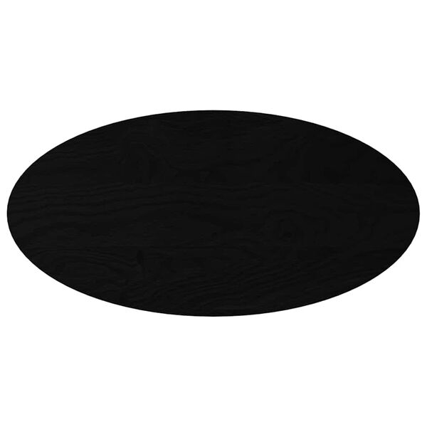 vidaXL Επιτραπέζια επιφάνεια Σκούρο Καφέ 100x50x2 εκ. Ξύλο Δρυός Οβάλ