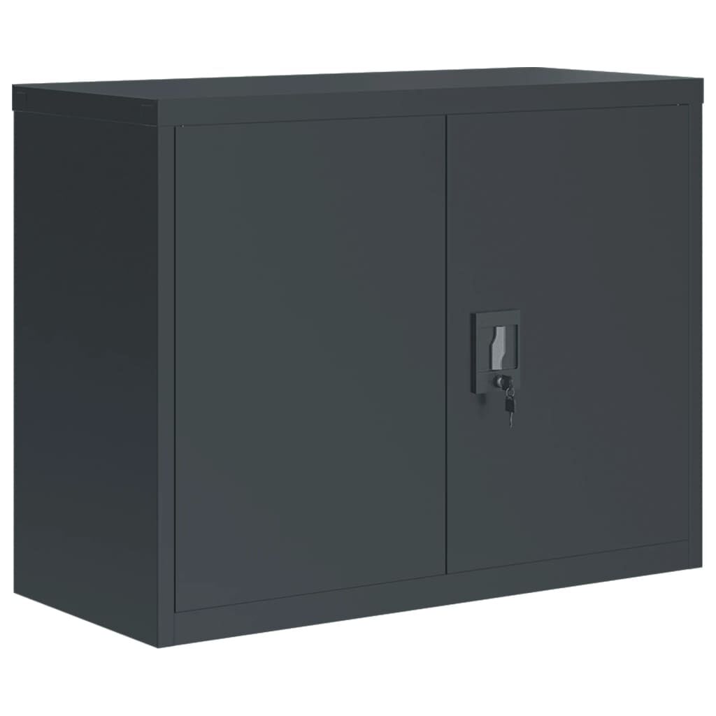 vidaXL Αρχειοθήκη Ανθρακί 90 x 40 x 70 εκ. από Ατσάλι