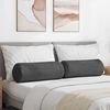 vidaXL Μαξιλάρια Στήριγμα 2 pcs Σκούρο Γκρι Ø 25 x 70 cm