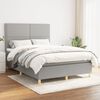 vidaXL &Kappa;&rho;&epsilon;&beta;ά&tau;&iota; Boxspring &mu;&epsilon; &Sigma;&tau;&rho;ώ&mu;&alpha; &Alpha;&nu;&omicron;&iota;&chi;&tau;ό &Gamma;&kappa;&rho;&iota; 140x200 &epsilon;&kappa;. &Upsilon;&phi;&alpha;&sigma;&mu;ά&tau;&iota;&nu;&omicron;