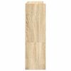 Ράφι παπουτσιών vidaXL Sonoma Oak 80x25x81 cm Κατασκευασμένο ξύλο