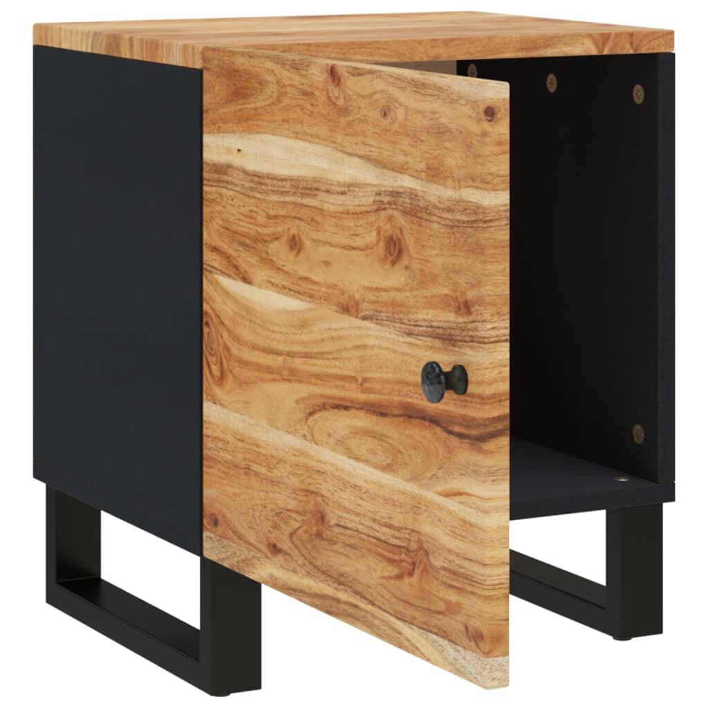 vidaXL Κομοδίνο 40 x 33 x 46 εκ. από Μασίφ Ξύλο Ακακίας