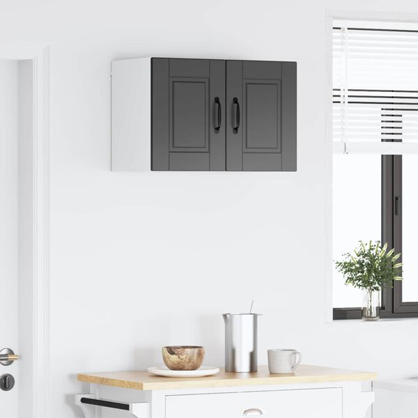 vidaXL &Nu;&tau;&omicron;&upsilon;&lambda;ά&pi;&alpha; &Kappa;&omicron;&upsilon;&zeta;ί&nu;&alpha;&sigmaf; &mu;&epsilon; &rho;ά&phi;&iota; &mu;&epsilon; &pi;ό&rho;&tau;&alpha; 2 pcs &Mu;&alpha;ύ&rho;&omicron; 30 x 31 x 40 &epsilon;&kappa;.