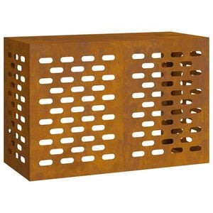 vidaXL Κάλυμμα κλιματιστικού Σκ rusty 90 x 40 x 60 εκ