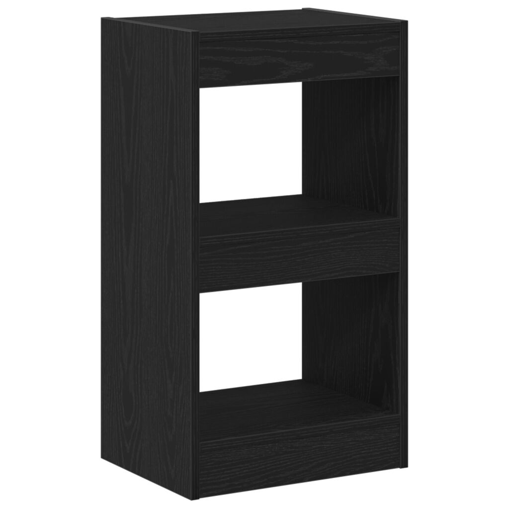 VidaXL Βιβλιοθήκη/Διαίρεση Χώρου Μαύρο Δρυς 40x30x71,5 εκ