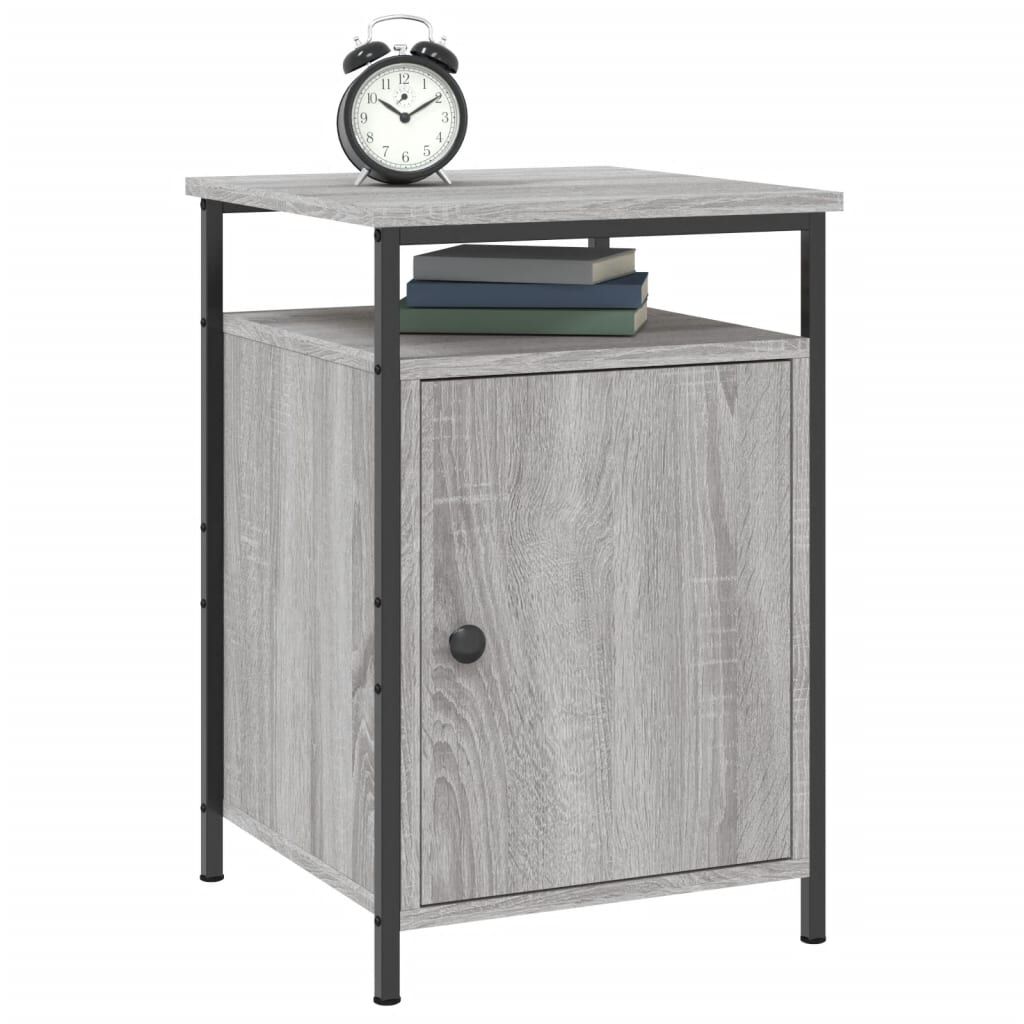 vidaXL Κομοδίνα 2 τεμ. Γκρι Sonoma 40x42x60εκ. από Επεξεργασμένο Ξύλο