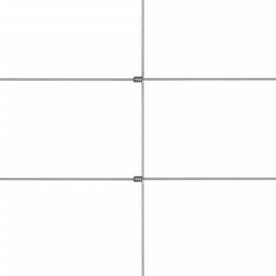 vidaXL Συρματόπλεγμα Περίφραξης Ασημί 50 x 1,5 μ. Γαλβανισμένο Ατσάλι