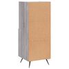 vidaXL Ντουλάπι Γκρι Sonoma 34,5x34x90 εκ. από Επεξεργασμένο Ξύλο