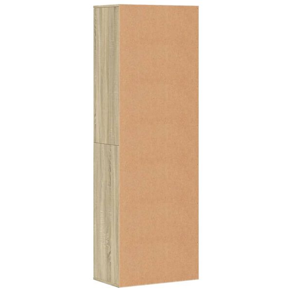 vidaXL Ντουλάπα Sonoma δρυς 60 x 35 x 180 εκ. από Επεξ. Ξύλο