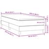 vidaXL &Kappa;&rho;&epsilon;&beta;ά&tau;&iota; Boxspring &mu;&epsilon; &Sigma;&tau;&rho;ώ&mu;&alpha; &Sigma;&kappa;&omicron;ύ&rho;&omicron; &Mu;&pi;&lambda;&epsilon; 90x220 &epsilon;&kappa;. &Beta;&epsilon;&lambda;&omicron;ύ&delta;&iota;&nu;&omicron;