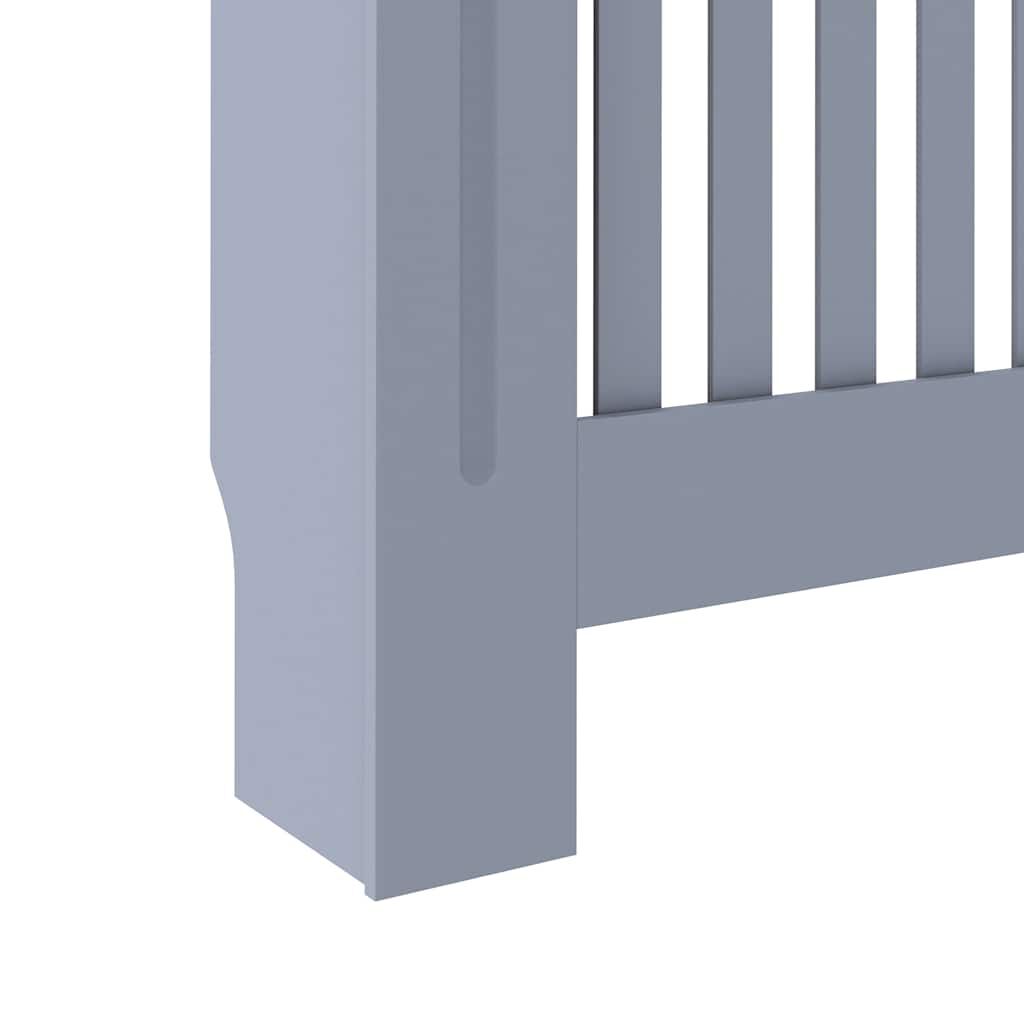 vidaXL Κάλυμμα Καλοριφέρ Ανθρακί 112 x 19 x 81,5 εκ. από MDF