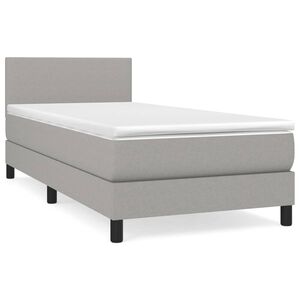 vidaXL &Kappa;&rho;&epsilon;&beta;ά&tau;&iota; Boxspring &mu;&epsilon; &Sigma;&tau;&rho;ώ&mu;&alpha; &Alpha;&nu;&omicron;&iota;&chi;&tau;ό &Gamma;&kappa;&rho;&iota; 90x190 &epsilon;&kappa;. &Upsilon;&phi;&alpha;&sigma;&mu;ά&tau;&iota;&nu;&omicron;