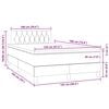 vidaXL &Kappa;&rho;&epsilon;&beta;ά&tau;&iota; Boxspring &mu;&epsilon; &Sigma;&tau;&rho;ώ&mu;&alpha; & LED &Sigma;&kappa;. &Pi;&rho;ά&sigma;&iota;&nu;&omicron; 120x190&epsilon;&kappa; &Beta;&epsilon;&lambda;&omicron;ύ&delta;&omicron;