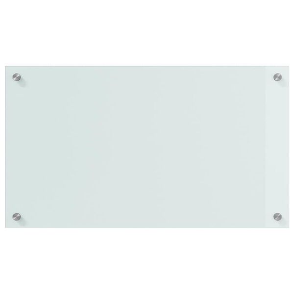 vidaXL Πίσω Πάνελ Κουζίνας 2 pcs Λευκό 70 x 40 cm σκληρυμένο γυαλί