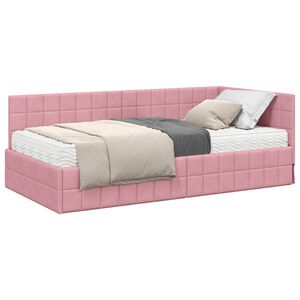 vidaXL &Kappa;&rho;&epsilon;&beta;ά&tau;&iota; &gamma;&omega;&nu;ί&alpha;&sigmaf; &mu;&epsilon; &sigma;&tau;&rho;ώ&mu;&alpha; 2 &tau;&mu;&chi;. &Rho;&omicron;&zeta; 90 x 190 cm &Beta;&epsilon;&lambda;&omicron;ύ&delta;&omicron;