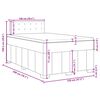 vidaXL &Kappa;&rho;&epsilon;&beta;ά&tau;&iota; Boxspring &mu;&epsilon; &Sigma;&tau;&rho;ώ&mu;&alpha; &Kappa;&rho;&epsilon;&mu; 120x200 &epsilon;&kappa;. &Upsilon;&phi;&alpha;&sigma;&mu;ά&tau;&iota;&nu;&omicron;