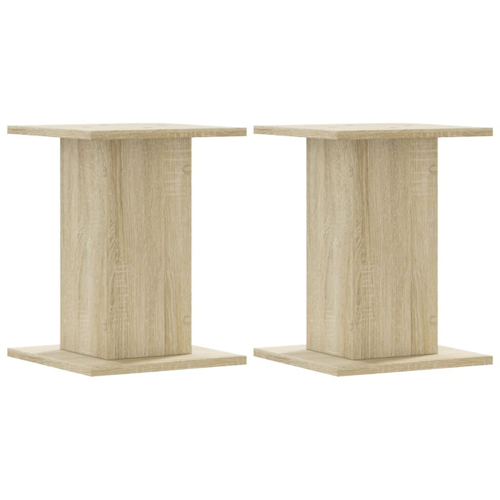 vidaXL Βάσεις Φυτών 2 Τεμ. Sonoma Δρυς 30x30x40 εκ. Επεξεργασμένο Ξύλο