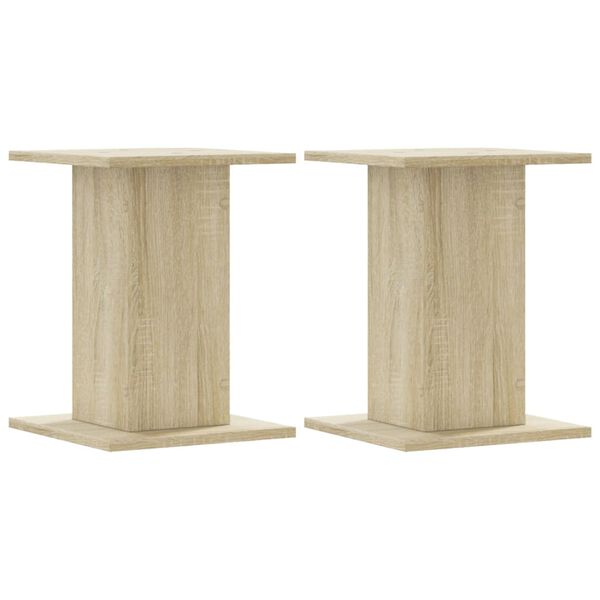 vidaXL Βάσεις Φυτών 2 Τεμ. Sonoma Δρυς 30x30x40 εκ. Επεξεργασμένο Ξύλο