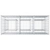vidaXL &Alpha;&nu;&alpha;&sigma;&eta;&kappa;&omega;&mu;έ&nu;&omicron; &kappa;&rho;&epsilon;&beta;ά&tau;&iota; gabion &Alpha;&sigma;&eta;&mu;ί 130 x 50 x 80 cm