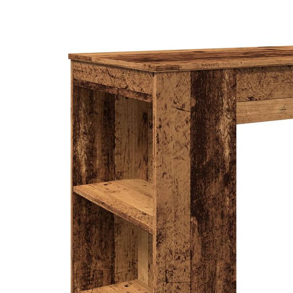 vidaXL Τραπέζι Μπαρ με Ράγες 95x47x103,5 εκ. Επεξεργ. Ξύλο