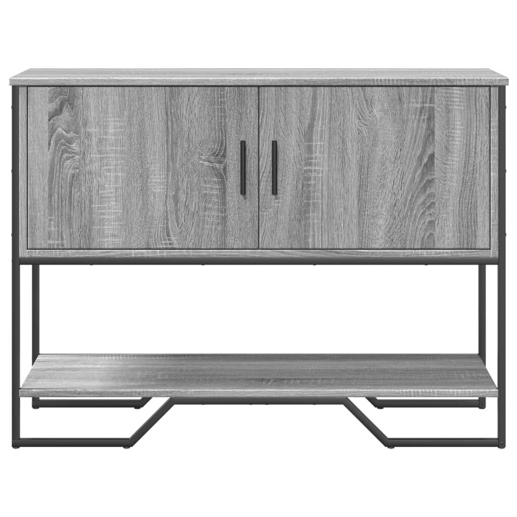 vidaXL Τραπέζι Κονσόλα Γκρι Sonoma 100x35x74,5 εκ. Επεξεργασμένο Ξύλο