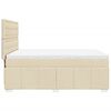 vidaXL &Kappa;&rho;&epsilon;&beta;ά&tau;&iota; Boxspring &mu;&epsilon; &Sigma;&tau;&rho;ώ&mu;&alpha; &Kappa;&rho;&epsilon;&mu; 140x200 &epsilon;&kappa;. &Upsilon;&phi;&alpha;&sigma;&mu;ά&tau;&iota;&nu;&omicron;