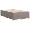vidaXL Σκελετός Κρεβατιού Χωρίς Στρώμα Taupe 120x200 εκ. Υφασμάτινο