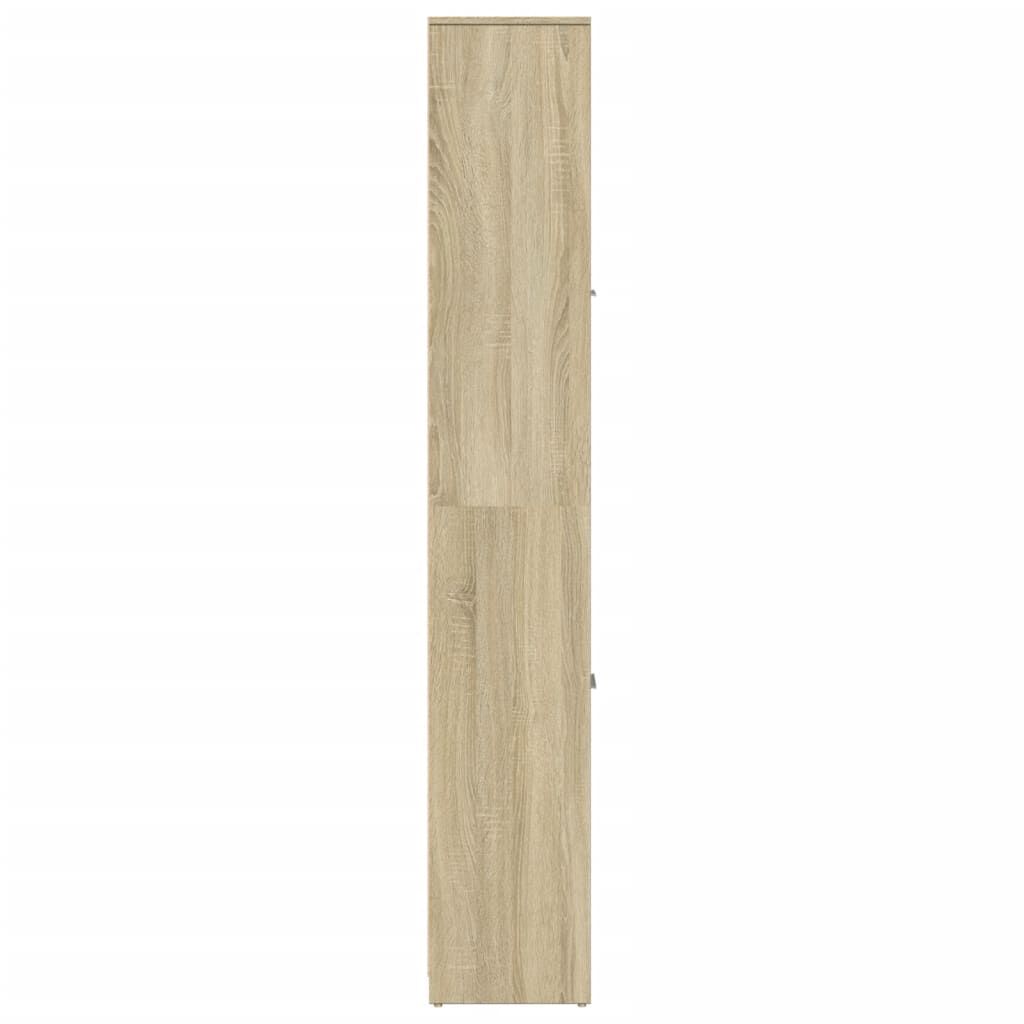 vidaXL Στήλη Μπάνιου Sonoma Δρυς 30x30x183,5 εκ. Επεξεργασμένο Ξύλο