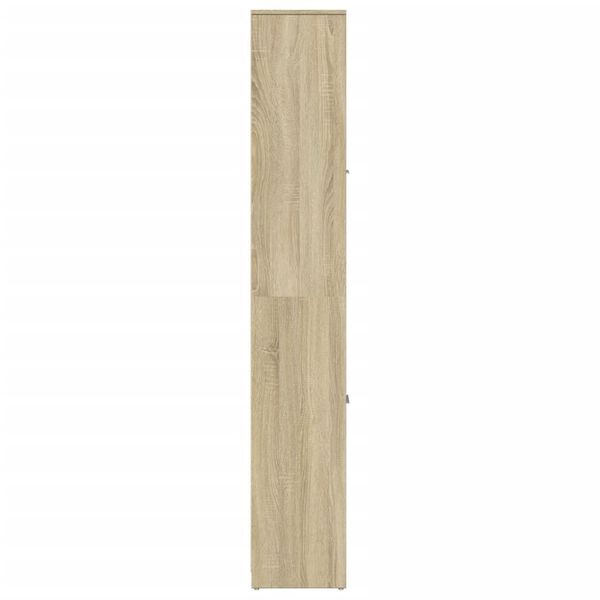 vidaXL Στήλη Μπάνιου Sonoma Δρυς 30x30x183,5 εκ. Επεξεργασμένο Ξύλο