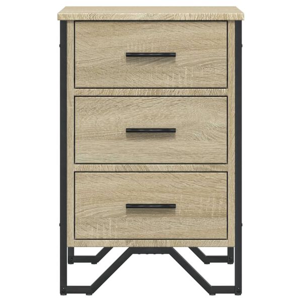 vidaXL Κομοδίνο Sonoma Δρυς 40x41x60 εκ. από Επεξεργασμένο Ξύλο