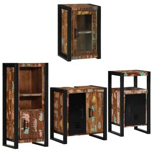 vidaXL &Sigma;&epsilon;&tau; &Epsilon;&pi;ί&pi;&lambda;&omega;&nu; &Mu;&pi;ά&nu;&iota;&omicron;&upsilon; 4 pcs &Pi;&omicron;&lambda;ύ&chi;&rho;&omega;&mu;&omicron; &Sigma;&tau;&epsilon;&rho;&epsilon;ό &alpha;&nu;&alpha;&kappa;&tau;&eta;&mu;έ&nu;&omicron; &xi;ύ&lambda;&omicron;