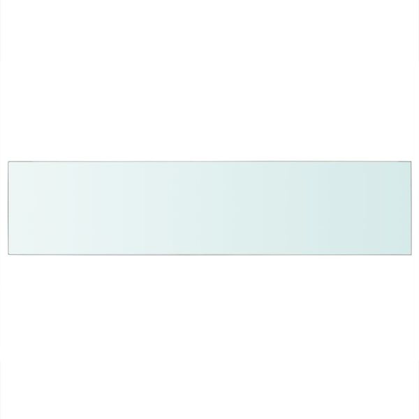 vidaXL Ράφι Πάνελ Διάφανο 110 x 25 εκ. Γυάλινο