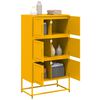 vidaXL Ντουλάπι Μουσταρδί 68,5x38,5x123,5 εκ. από Ατσάλι