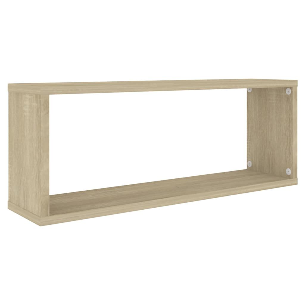 vidaXL Ράφια Κύβοι Τοίχου 6 τεμ. Sonoma Δρυς 60x15x23 εκ. Επεξ. Ξύλο