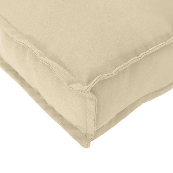 vidaXL Σετ Μαξιλαριών Πάγου 2 pcs Μπεζ 200 x 40 x 8 εκ. Ύφασμα Oxford